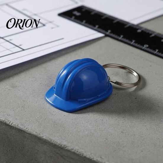 Miniature Helmet Charm 5Pcs Mini Security Keychain, Simulated Construction Key Hard Hat Pendant Ring Holder, Decorative Keychain for Backpacks