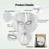 192 LEDs Face Neck Mask 7 Colors Red Light Beauty Device Rechargeable