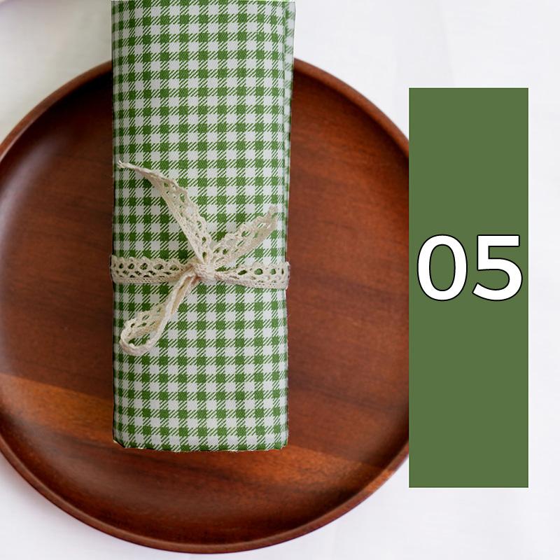 100*160cm Printed Grid Plaid Cotton Fabric For Handmade Baby Clothes Patchwork Quilting Fabric Diy Upholstery Curtain Tablecloth