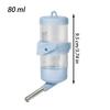 Plastic Hamster Drinking Bottle Hamster Cage 80ml Water Bottle Dispenser For Bunny Guinea Pig Squirrel Bunnies Small Pet Feeder