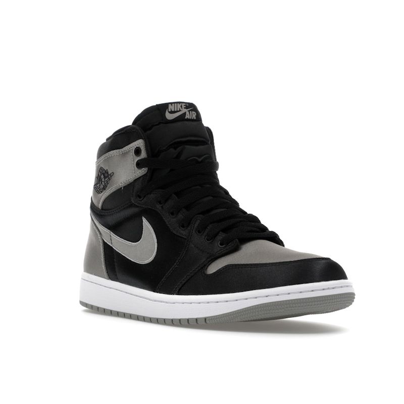 Air Jordan 1 Retro High OG Satin Shadow Nero Grigio Scarpe da Ginnastica Retro da Basket da Donna FD4810-010