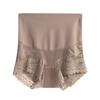 High Waist Hip-lifting Underwear for Women's Postpartum Shaping, Small Belly Fat MM Large Size Lace Strong Belly Pants, Summer Thin