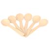 100pcs Disposable Wood Spoons Ice Cream Tea Spoon 10cm Flatware Cutlery Bupplies