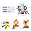 Shinse Plush Animal Rattle, Baby Toy, Cute Fabric Toy, Suitable for Babies 3 Months and Up, Cotton, Popular, Baby Shower Gift, Educational Toy,