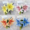 Premium Lily Fake Flowers 3d Printed For Wedding Venue And Home Styling