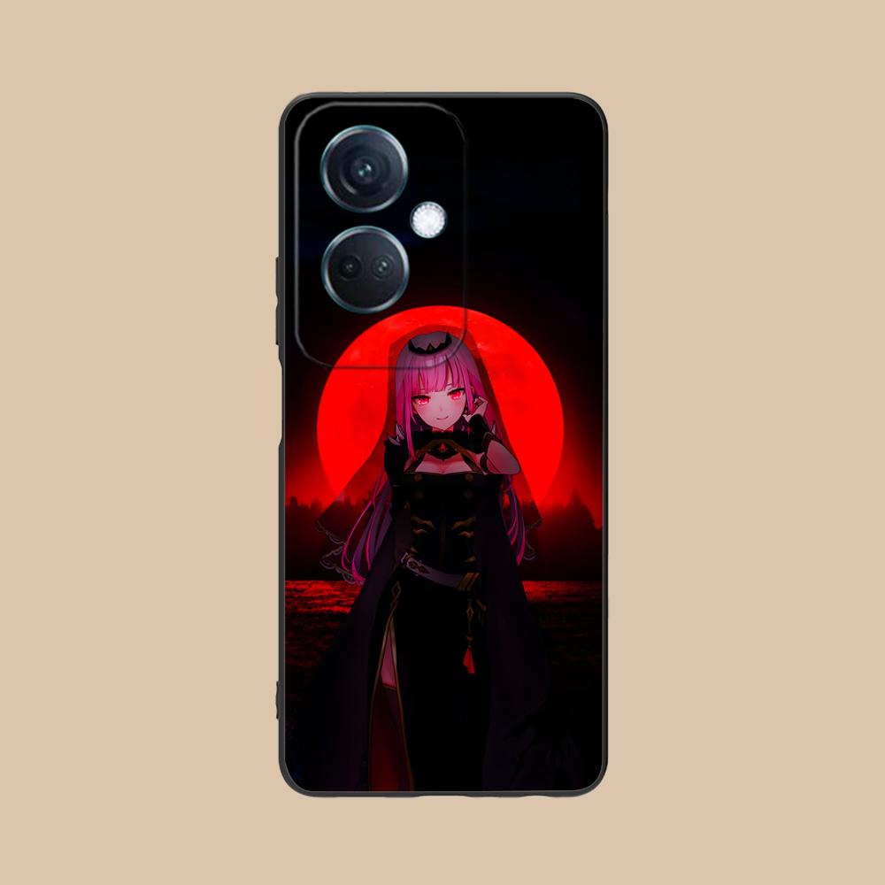 Holo Mori Calliope Matte TPU Mobile Phone Case for OPPO Find X9 X8 X7 X6 X5 X3 X2 Plus s Pro Ultra Lite Colorful Printing Cover OPPO Find X2 Pro