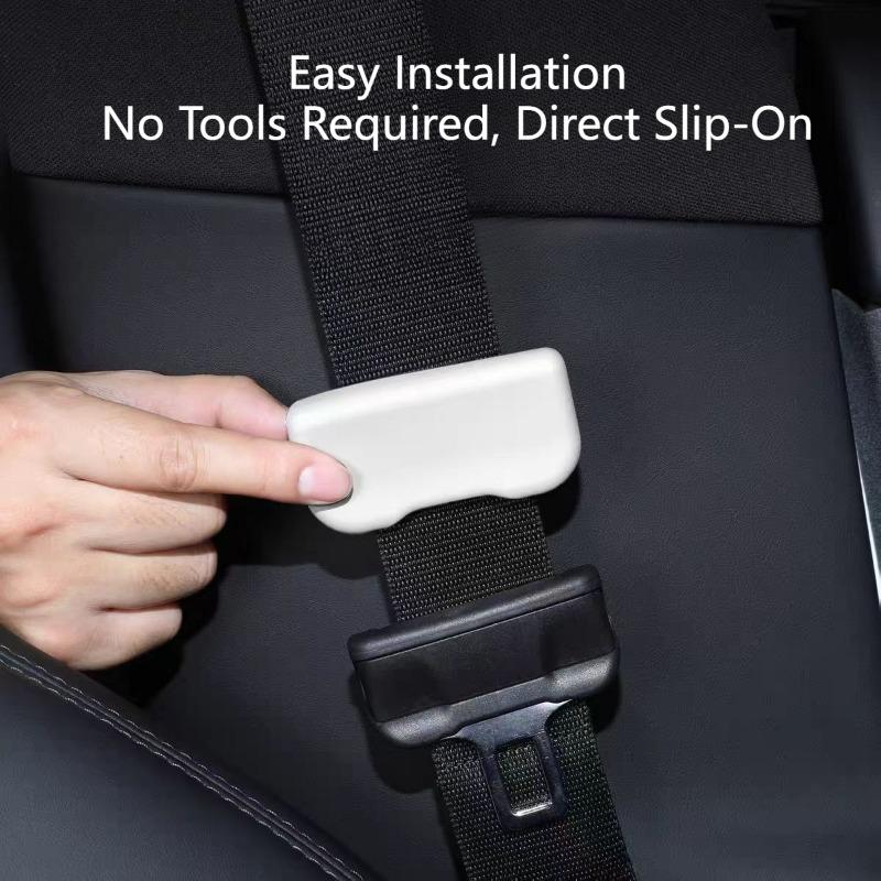 For Tesla Model 3 Highland/Model Y Juniper/Model YL/Model Y/Model 3 Seat Belt Buckle Cover Silicone Anti-collision Interior Car
