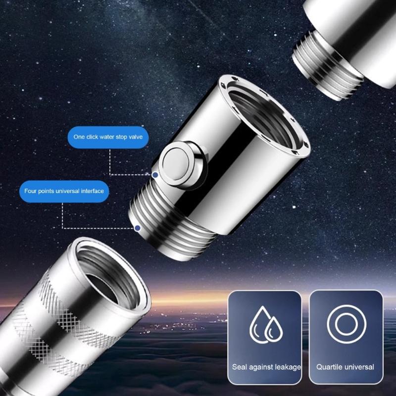 Leakproof Designs Water Flows Control Valves G1/2Inch Convenient for Shower Arm and Hose or Bidet Sprayer Daily Use