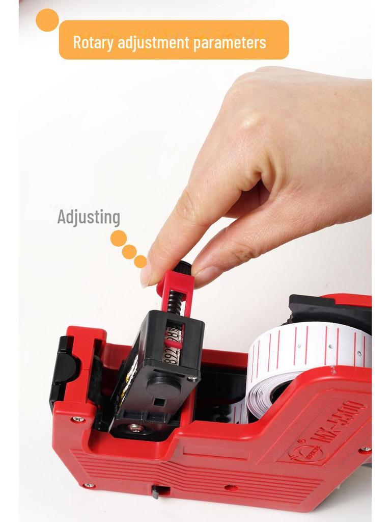 Single Row Self-Adhesive Price Tag Labeler for Supermarkets