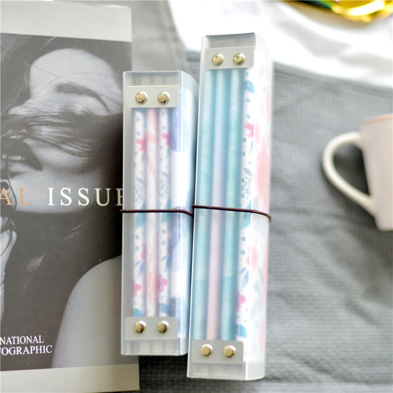 Fromthenon Transparent Traveler's Notebook Shell for Midori Planner Standard Filler Paper Storage Folder Cover School Stationery