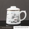 Shanggqi High White Porcelain Tea Infuser Cup
