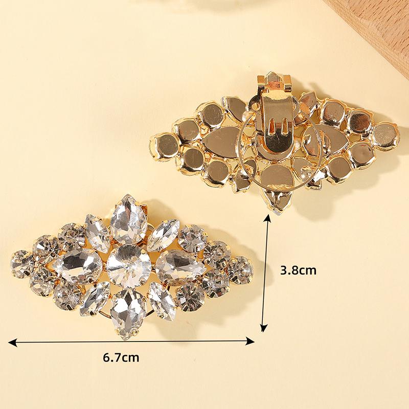 1Pcs Removable Shoe Clips for Ladies, Wedding Bridal High Heel Charms, Fashionable and Gleaming Shoe Buckle Gifts