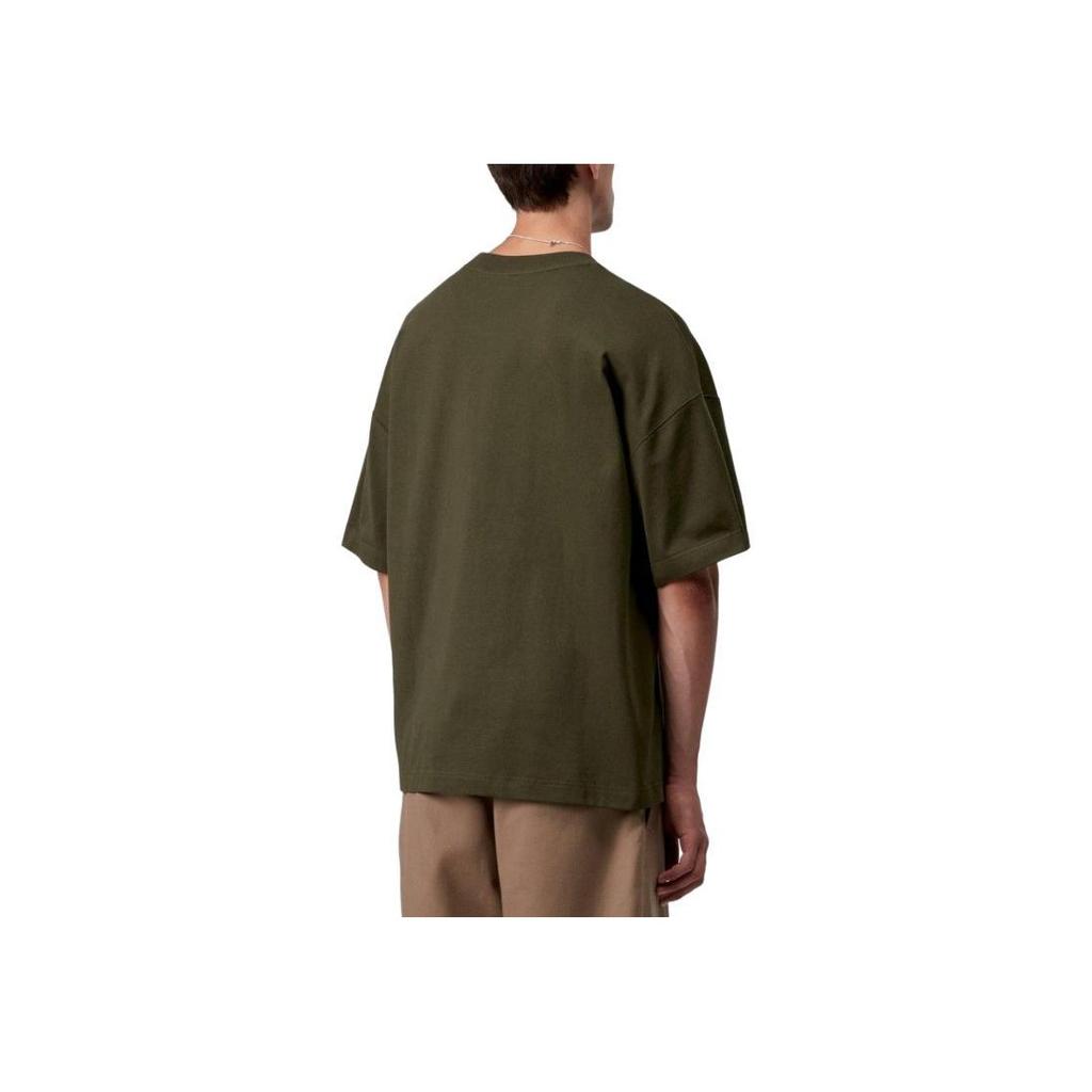Carhartt WIP Loose Fit Crew Neck Letter Drop Shoulder Short Sleeve T-Shirt Men Tops I035523-49-XX