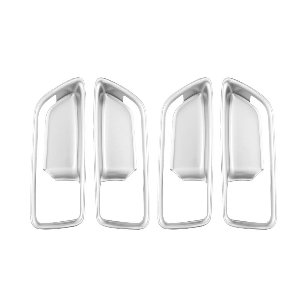 

Car Door Handle Bowl Trim Frame Cover for Toyota Corolla Cross XG10 2026 2026 2026 2026 Inner Stickers 4Pcs Styling Accessories серебряный