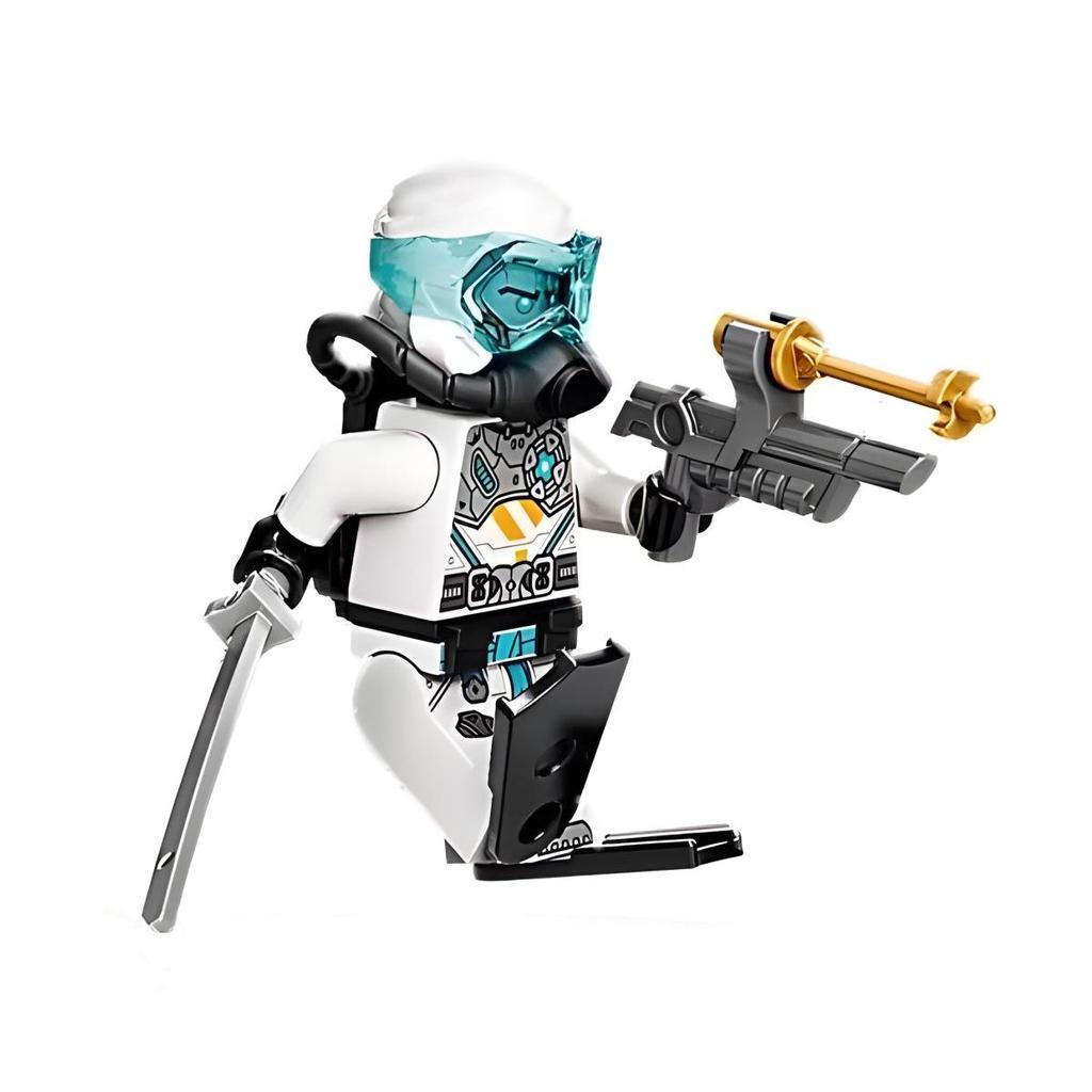 Diving Suit Kai Phantom Minifigure Building Blocks Toy - Lloyd Ninja Compatible with Lego Jay & Exclusive Cole.