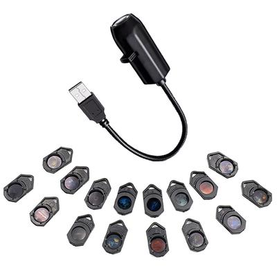 USB Deckenmond Erde Projektion Atmosphäre Licht Sternenhimmel Lampe Nachtlicht Romantische Schlafzimmerdekoration Galaxie Projektor