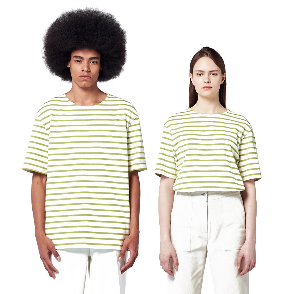Pels Fabrook 20-Count Striped Boat Neck T-Shirt [Ivory] Ivory/L