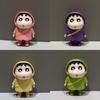 Shinchan Crayon Colorful Raincoat Standing Figure Desktop Decoration Cartoon