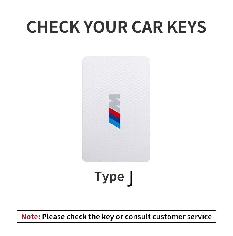 BBIV3 Leather M-Styling Car Smart NFC Card Key Case Cover Shell For BMW M3 M5 M4 Series X1 X3 X5 X6 X7 535le Keychain Auto Accessories