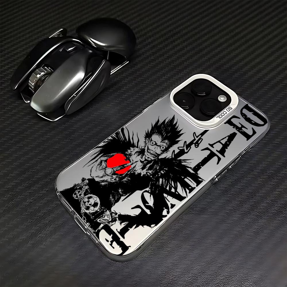 Anime Death Note Phone Case For iPhone 17 Air 16 E 15 14 13 12 11 Pro Max Plus Mini SE2020 2022 Anti Fall Matte Back Cover