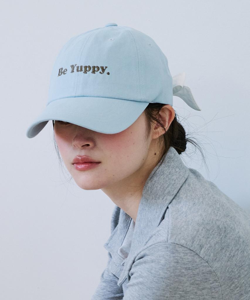 YUPPE Y Ribbon Ball Cap_Sky Blue