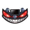 Solar Powered Rear Window Accent Light with Suction Cup Mount, LED Car Decor for Night Driving and Parked Display
