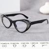 3 Stück Elegante Strass Katzenaugen Lesebrillen für Damen Herren - Vollrand, Katzenauge, Hochdefinitionsglas, +1.0 bis +4.0 Dioptrien