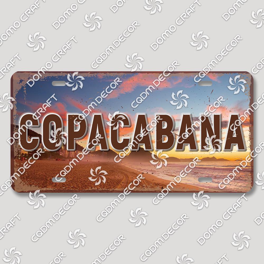 Retro National City Plaques Metal Plate Chile Brazil Mexico Metal Tin Signs Garage Car Club Living Room Home Wall Decor