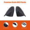 Glossy Black Exterior Rearview Mirror Cover Trim For Hyundai Santa Cruz +