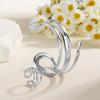 Smooth Bracelet and Ring Set Exaggerated Open Bangle Jewelry  for Party, Daily Wear