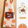 Womens Apron Kitchen Waterproof Oil Resistant Poucheds Cottons Baking Linen