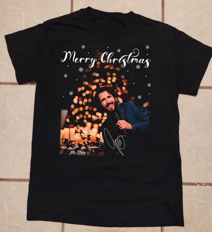 Josh Groban Josh s holiday concert Merry Christmas Unisex T-Shirt All Size QX881 Unisex T-Shirt XL