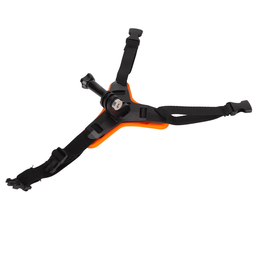 Helmet Chin Strap Mount Shock Absorbing Lightweight Adjustable Motorcycle Chin Camera Bracket for Hero 6 7 8