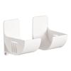 Adjustable Wall-Mounted Kitchen Trash Bag and Cling Film Rack