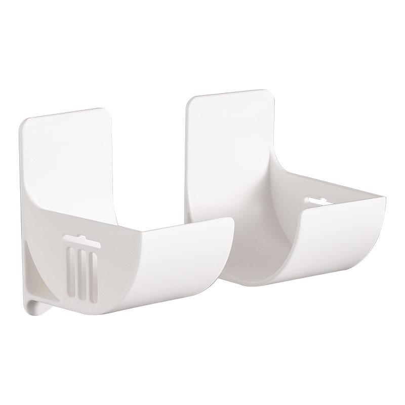 Adjustable Wall-Mounted Kitchen Trash Bag and Cling Film Rack