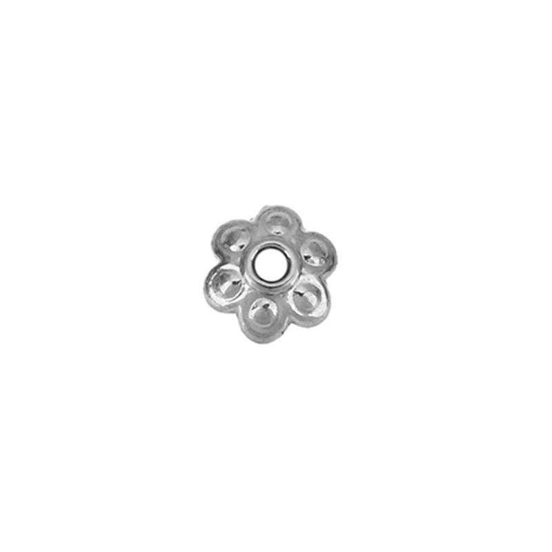 10pcs Stainless Steel Beads Caps Covers Earrings Making PVD Never Fade 6 8 Mm End Spacer Beads For DIY Necklace Jewelry Findings