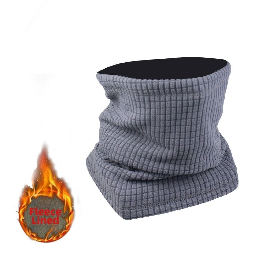 Polyester Neck Gaiter Thickened Fleece Neck Warmer New Winter Neck Warmer Outdoor Sports