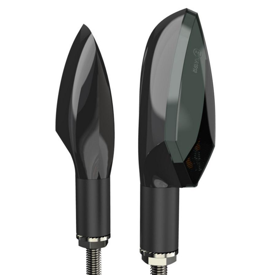 

Arrow-shaped streamer turn signal (pair)-red and yellow