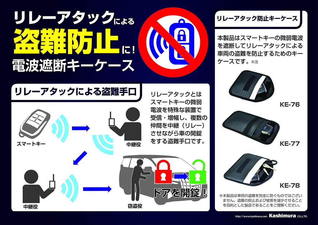 NKE-77 Vertical Relay Attack Prevention Key Case