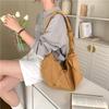 Large Capacity Nylon Shoulder Bag Women Casual Crossbody Sling Bag Lightweight Everyday Tote with Wide Adjustable Strap Crescent Bag