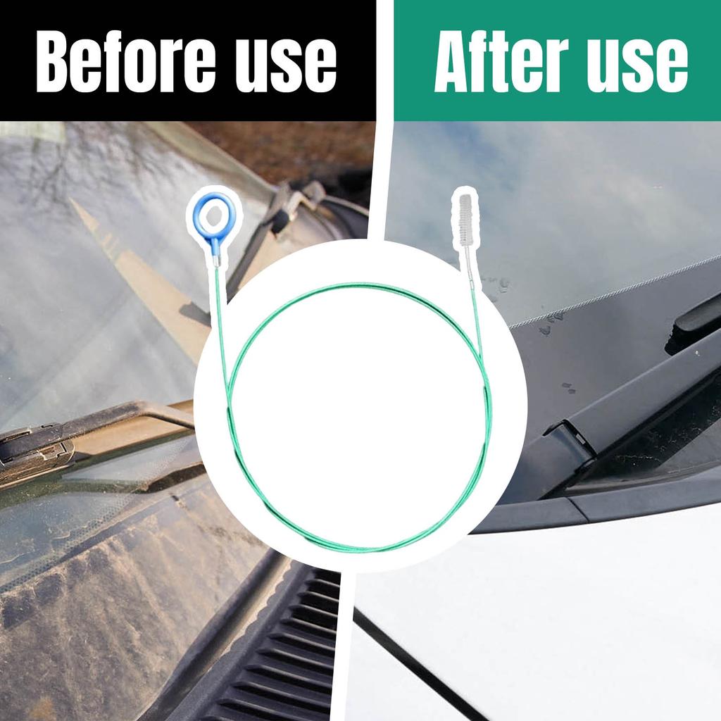 Car Sunroof Hole Cleaning Brush Hole Dredge Pipe Universal Cleaning Brush Dredge