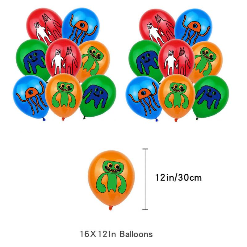 

Garten Banban Of Theme Kids Birthday Party Supplies Decor Set Banner Topper Cake Balloon*16