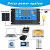 200W Flexible Solar Panel Kit 100A 12V Battery Powerful Charger Controller For Home Light Solar System Outdoor RV Caravan Boat
