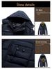 Autumn/Winter Mid-Length Plus-Size Thick Warm Cotton Jacket for Men