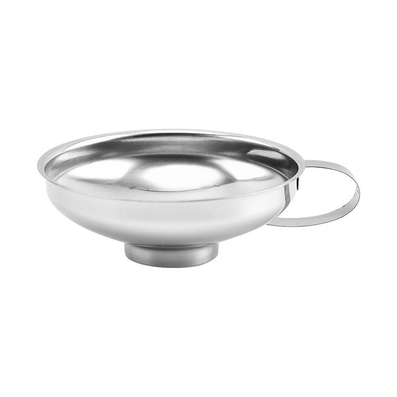 

Воронка большого калибра с широким горлом 1 шт., воронка из нержавеющей стали, масло, кимчи, фрукты, порошок для клизмы, бытовая утечка масла