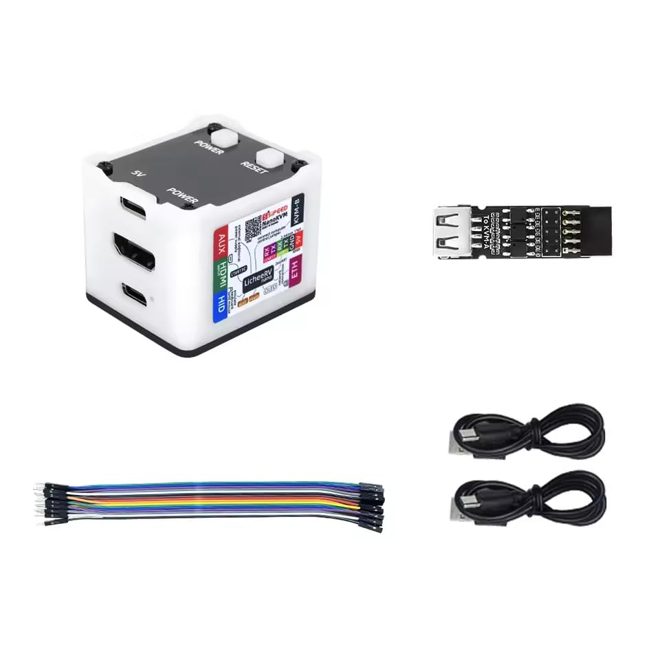 zmart Sipeed NanoKVM PiKVM Mini Remote Control for Server Operation and HDMI Raspberry Pi KVM Remote Raspberry Pi Remote Server Remote PC Remote HDMI