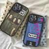 Industrial Rock Nine Inch Nails Band Phone Case For IPhone 16 15 14 13 12 11 Pro Max Plus Leather Soft Cover
