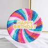 Children's birthday party disposable plate picnic plate Cake plate Large paper plate dessert table decoration set tableware