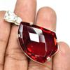 Unique Fancy Cut 84 Ct Lab Created RED Ruby Gems Pendant Jewelry Free Delivery MY.PD-98-NS