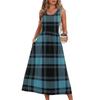 Women's Summer Dress Flowy Casual Midi Sundress with Pockets for Beach Vacation